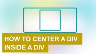 How to center a div inside a div with html and css [upl. by Swigart733]