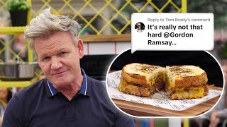 Gordon Ramsay Makes a Grilled Cheese Sandwich WILL IT MELT [upl. by Yenal302]