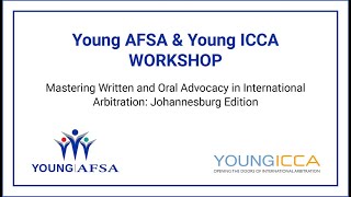 Young AFSA amp Young ICCA  WORKSHOP [upl. by Ekez]