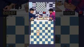 When firouzja blundered the game against Hikaru 😳 chess grandmaster échecs ajedrez schach [upl. by Sassan809]