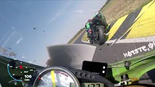 Kawasaki Trainingsturn Pannoniaring  ZX6R 2008 vs ZX6R 2010 [upl. by Proctor4]