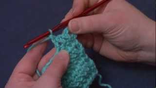 How to Crochet Herringbone Double Crochet HBdc [upl. by Hasina]