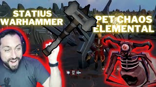 Chaos Elemental PET y Statiuss warhammer DROP REACTION [upl. by Lowe]