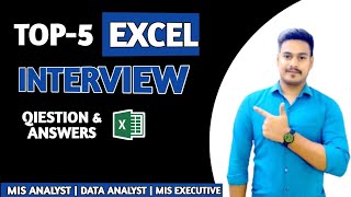 Top 5 Excel Interview Questions for Real Scenario  Crack MIS amp Data Analytics Job  Diwali Special🎉 [upl. by Barbe]