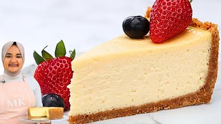 The creamiest CHEESECAKE Ive ever had Easy New York cheesecake recipe no water bath [upl. by Noleta]