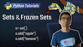 23 Sets and Frozen Sets Python 3 Programming Tutorials [upl. by Neelac]