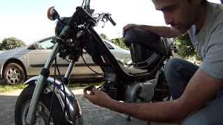 Yamaha Chappy 50  Guide de remise en route  part2  test bougie et démontage pot [upl. by Eet]