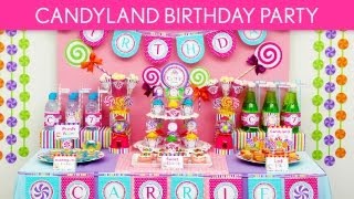 Candy Birthday Party Ideas  Candyland  B39 [upl. by Girand664]