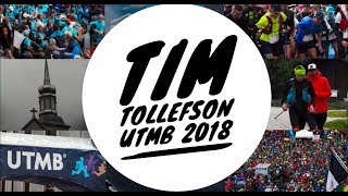 Tim Tollefson UTMB 2018 [upl. by Acceb]