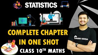 Chapter 14 Statistics Complete Chapter Class 10 Maths GYAANI KEEDA [upl. by Kort]