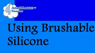 How to use brushable catalyst for silicone RTV rubber by AeroMarine Products [upl. by Dnartreb]