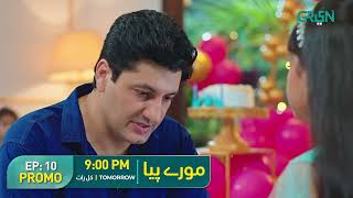 Mooray Piya  Episode 10 Promo  Mansha Pasha Syed Jibran Saheefa Jabbari  Tomorrow 9PM Green TV [upl. by Llevaj646]