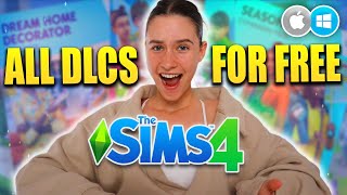 Sims 4 DLC Packs for FREE  How to get ALL Sims 4 Expansion Packs for FREE in 2024 EASY amp LEGIT [upl. by Ellwood]