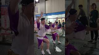 MeguroGinza ren😊 in Itabashis Awa odori festival Tokyo 20241019 【目黒銀座連】流し踊り、板橋の阿波おどり祭りから [upl. by Bigford]