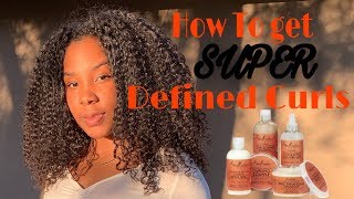 HOW TO GET SUPER DEFINED CURLS  ZAMORIAN SHERMAN [upl. by Ttenyl]