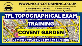 COVENT GARDEN LONDON CITY  TFL TOPOGRAPHICAL SKILLS TEST  MAY 2024 TRAINING [upl. by Madlin950]