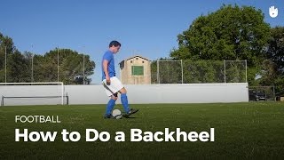 Soccer Techniques Back Heel  Football [upl. by Lavona]