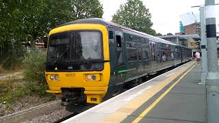 class 165121 at West Ealing followed by passing Elizabeth line trains [upl. by Tull]