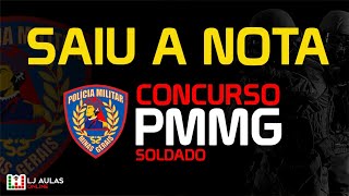 Concurso PMMG Soldado 2021  Saiu a Nota e o Gabarito Oficial [upl. by Yenaled]