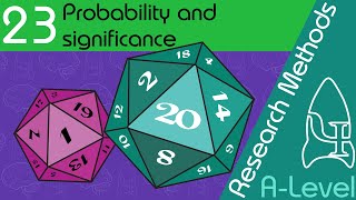 Probability and significance  Research Methods ALevel Psychology [upl. by Esineg383]