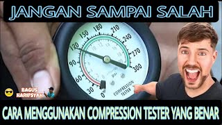 Cara menggunakan compression tester yang benar  bagus harifsyah compressiontest [upl. by Vergil634]