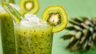 JUGO DE ESPINACA LECHUGA Y KIWI Para Adelgazar de Forma Natural  Amigos En La cocina [upl. by Bradan669]