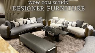 Designer Sofa Comfy Chairs Leather Beds Imported Dining Tables in Kirti Nagar Furniture Market Delhi [upl. by Ledniahs843]