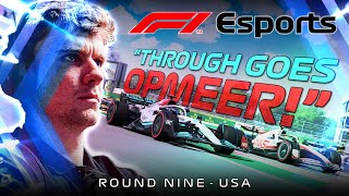 The Most Insane Last Lap In F1 Esports History  F1 Esports 2022 Round 9 USA [upl. by Johannes852]