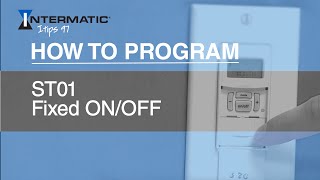 How to Program the ST01 Fixed ONOFF Event [upl. by Brand]