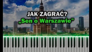 Czesław Niemen  Sen o Warszawie 🎹 Piano Tutorial  Nuty [upl. by Modesty]