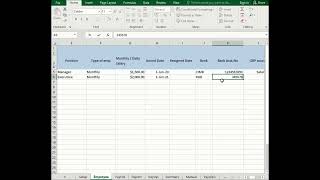 Isi staff details dalam payroll excel [upl. by Thar]