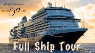 Holland America Line Rotterdam Full Cruise Ship Tour  All Public Areas Walkthrough Deck by Deck [upl. by Pederson757]