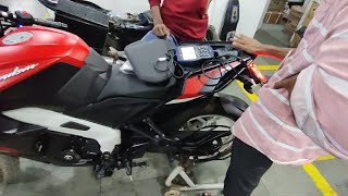 Bajaj pulsar RS 200 first service [upl. by Enitsrik]