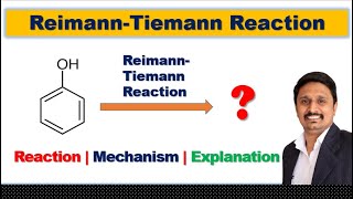 reaction of phenol  Reimann Tiemann reaction  formylation of phenol [upl. by Assiled]