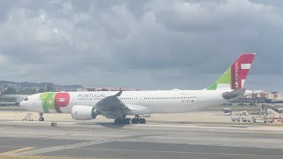 LISBON AIRPORT  LANDING AT LISBON AIRPORT [upl. by Randall64]