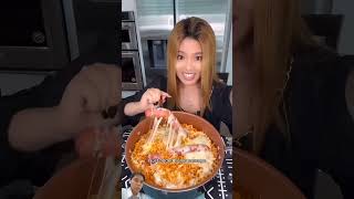 Buldak Cheese Ramen mukbang ramen koreanfood viralshorts [upl. by Latimore]