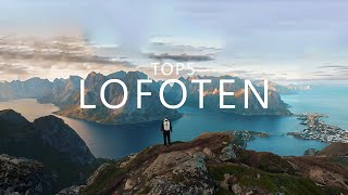 Die 5 schönsten Orte  Lofoten Norwegen Hotspots amp Geheimtipps Untertitel CC [upl. by Dall645]