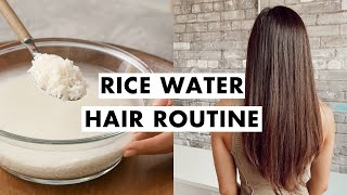 How to Grow Your Hair with Rice Water  Grow Hair with Rice Water Naturally at Home amp See the Result [upl. by Anipsed]