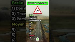 Quiz du code de la route automobile codedelaroute autoquiz quizz [upl. by Pinchas110]