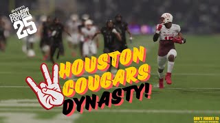 CFB 25 HOUSTON COUGARS DYNASTY SERIES EP47 CAN WE STAY UNDEFEATED [upl. by Eleinad]