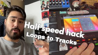 HalfSpeed Intro Hack Creating Tracks on the MPC Live [upl. by Tavis]