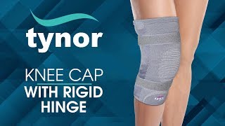 Tynor Knee Cap with Rigid Hinge for effective compression amp hingebased side support of the knee [upl. by Mcwilliams]