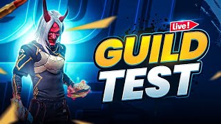 🛑LIVE GUILD TEST 1VS2  FF LIVE  GUILD TEST LIVE  FREE FIRE LIVE 🥵😺 gyangaming freefirelive [upl. by Aderf]