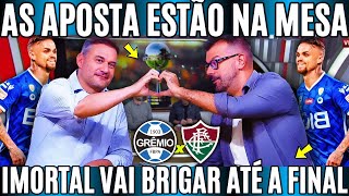 MÍDIA MANDAM AS APOSTAS NA MESA O IMORTAL VAI BRIGAR ATÉ A FINAL NOTICIAS DO GRÊMIO FBPA DE HOJE [upl. by Aisiram139]