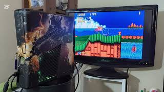 Demo  RGH 3 Modded quotFPSquot 250GB Xbox 360 Slim  10317  The Retro Hero [upl. by Kcinemod]