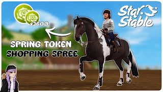 SPEND MY SPRING TOKENS WITH ME🤍✨ Star Stable Online [upl. by Eednam]