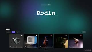 Best AI Gen 3D Models with Rodin [upl. by Oluas]