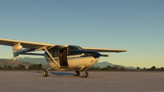 Around the World  Leg 4  Podgorica to Kastelorizo in the Skymaster in Microsoft Flight Simulator [upl. by Johanan535]