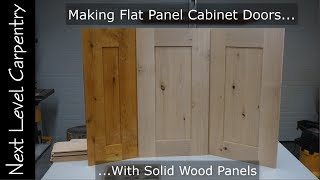 How to Make Professional Grade Flat Panel Cabinet Doors [upl. by Ragg251]