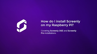 How do I install Screenly on my Raspberry Pi [upl. by Balfour]